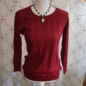 Jessica Simpson  Cable Knit Sweater